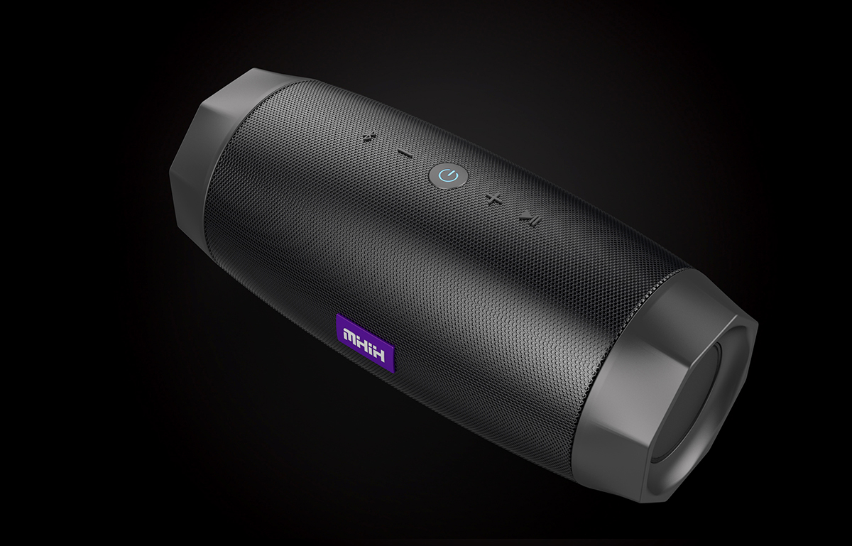 dumbbell，Bluetooth Speaker ，inspiration，black，