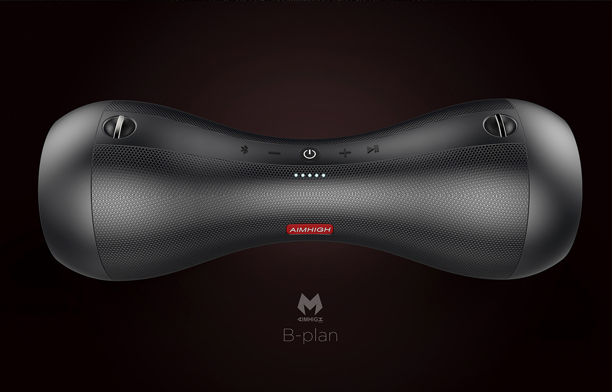 dumbbell，Bluetooth Speaker ，inspiration，black，