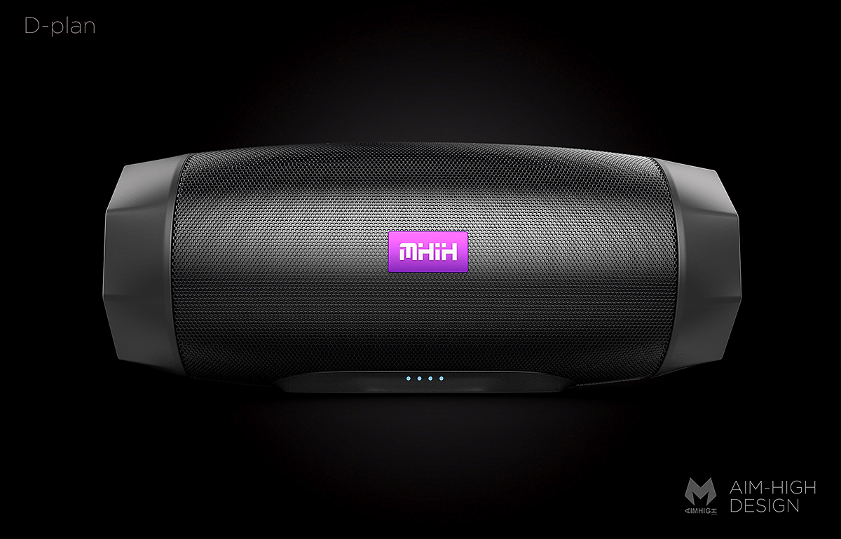 dumbbell，Bluetooth Speaker ，inspiration，black，