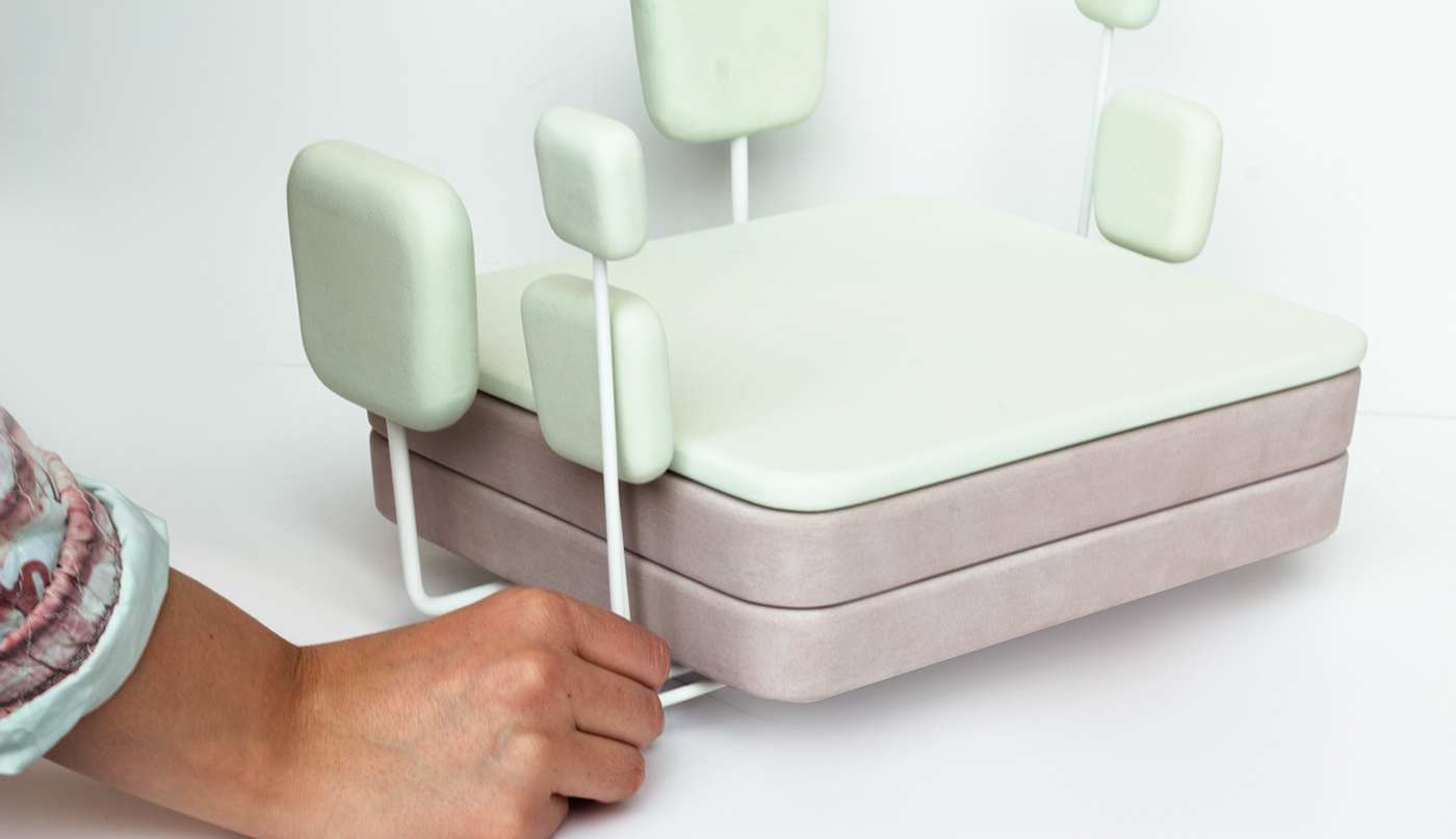 Bed，Headboard，Key elements，Family Party，furniture design ，