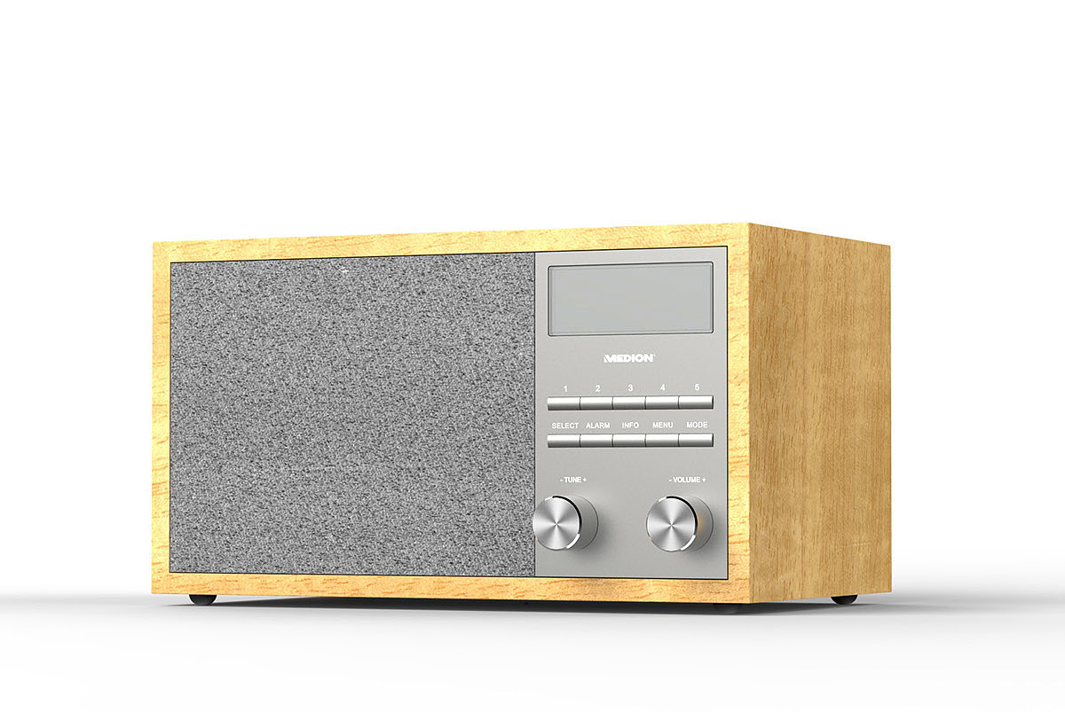 pretty，Wooden shell，Digital radio，small home appliances，