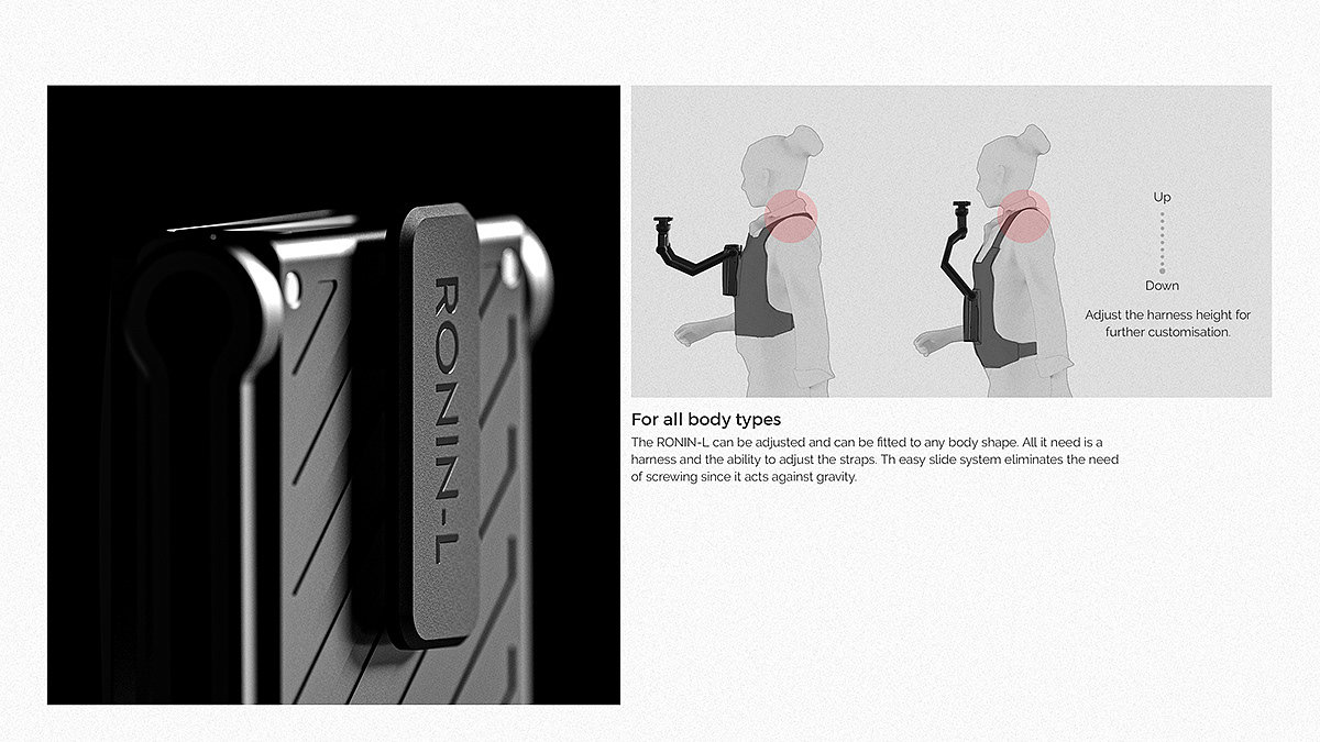 DJI Ronin-L，conceptual design，Stabilizer camera，Digital，
