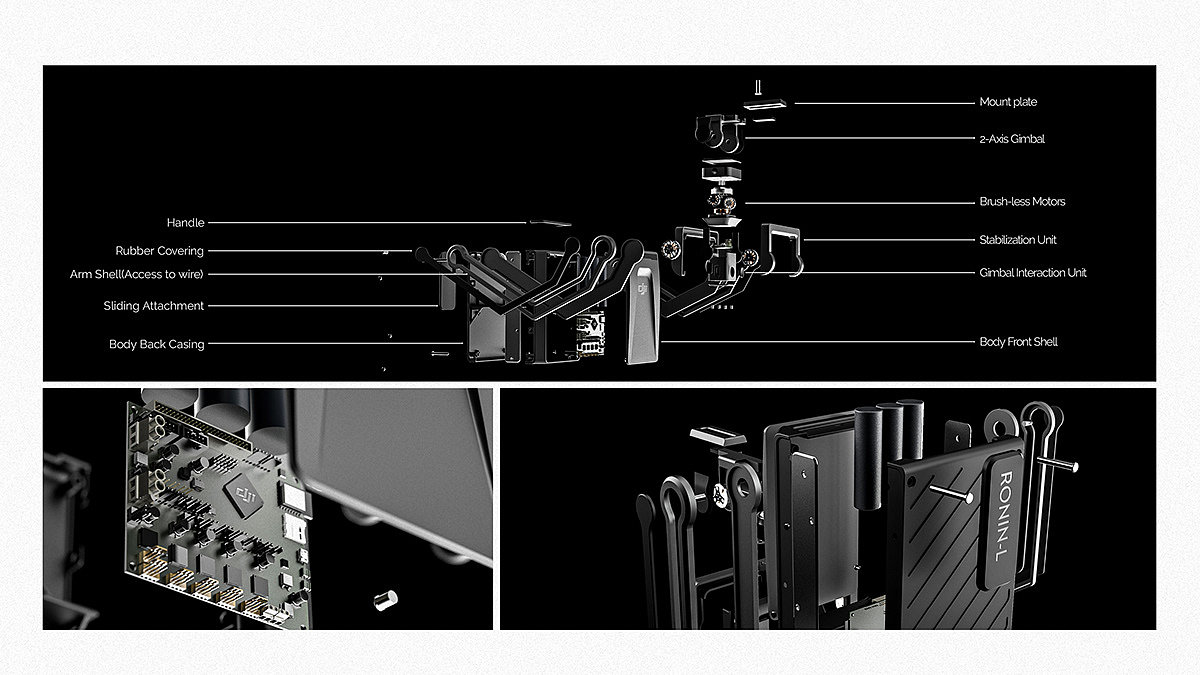 DJI Ronin-L，conceptual design，Stabilizer camera，Digital，