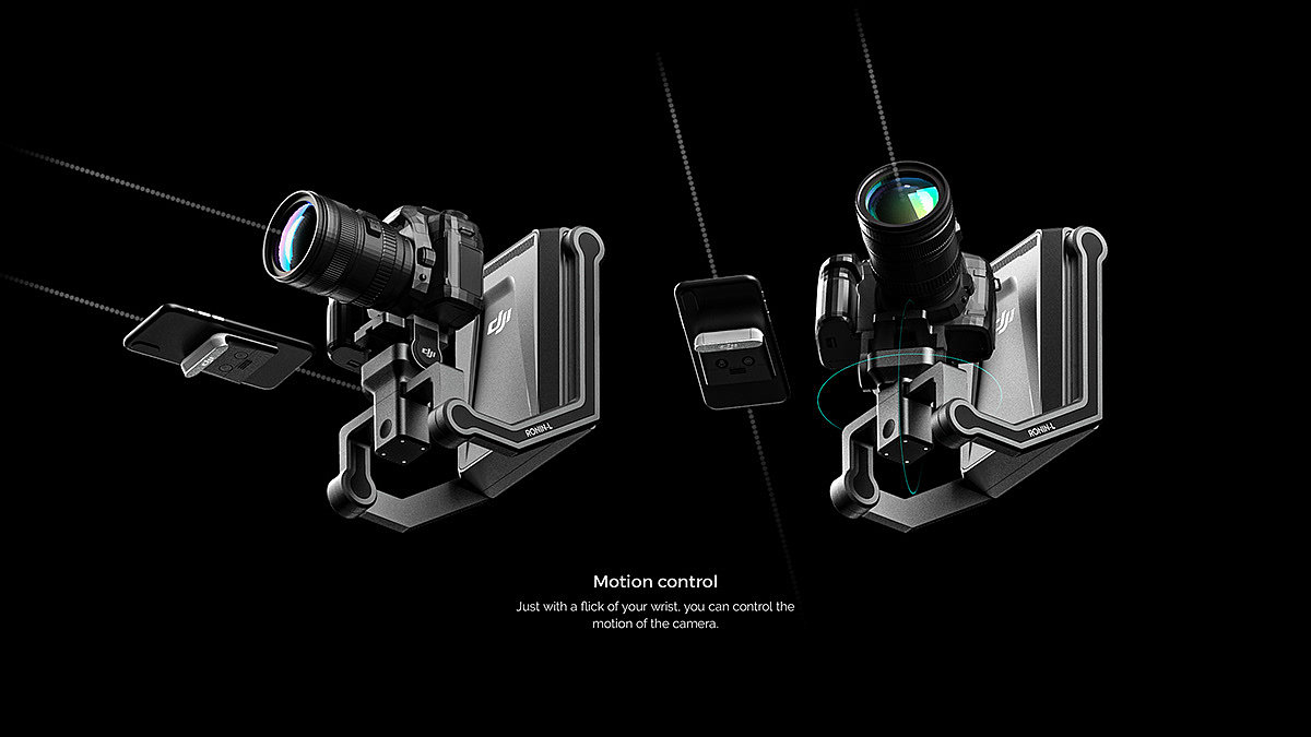 DJI Ronin-L，概念设计，相机稳定器，数码，