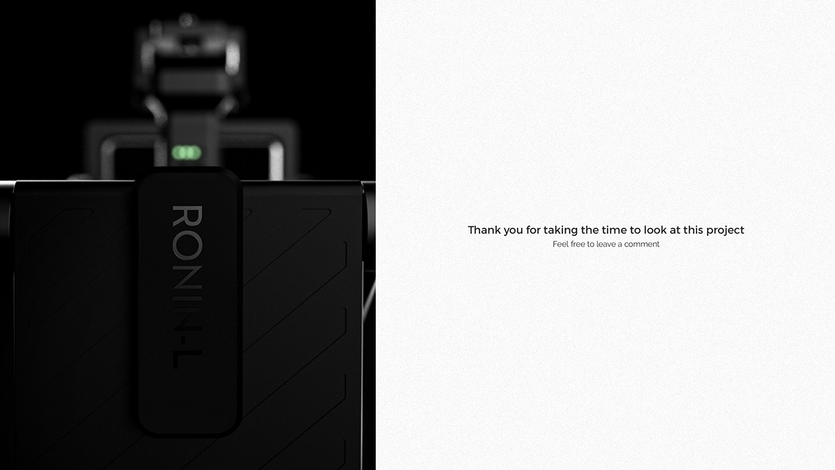 DJI Ronin-L，conceptual design，Stabilizer camera，Digital，