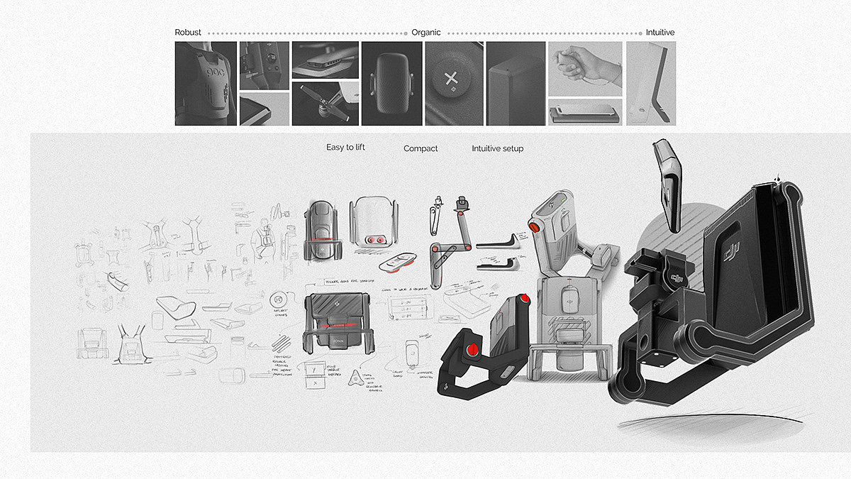 DJI Ronin-L，概念设计，相机稳定器，数码，