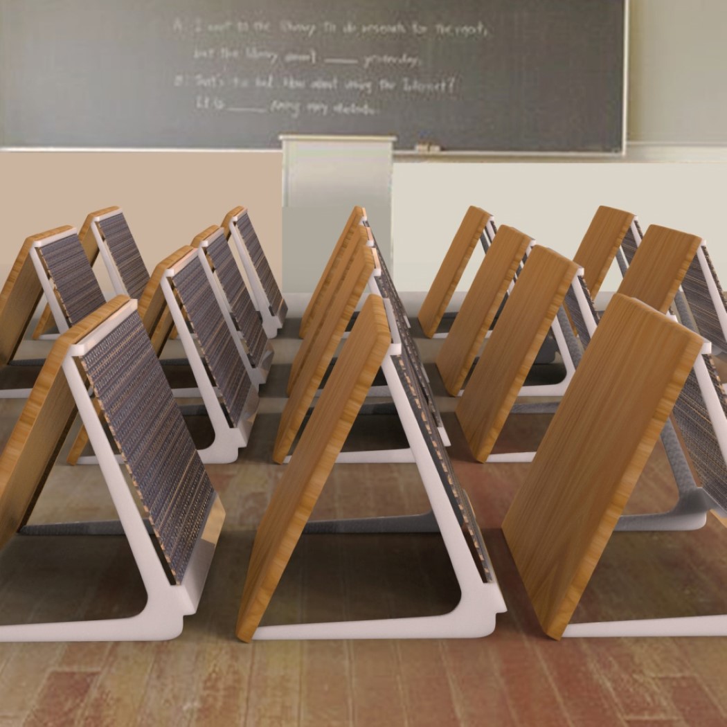 Life Triangle，desk，furniture，product design，