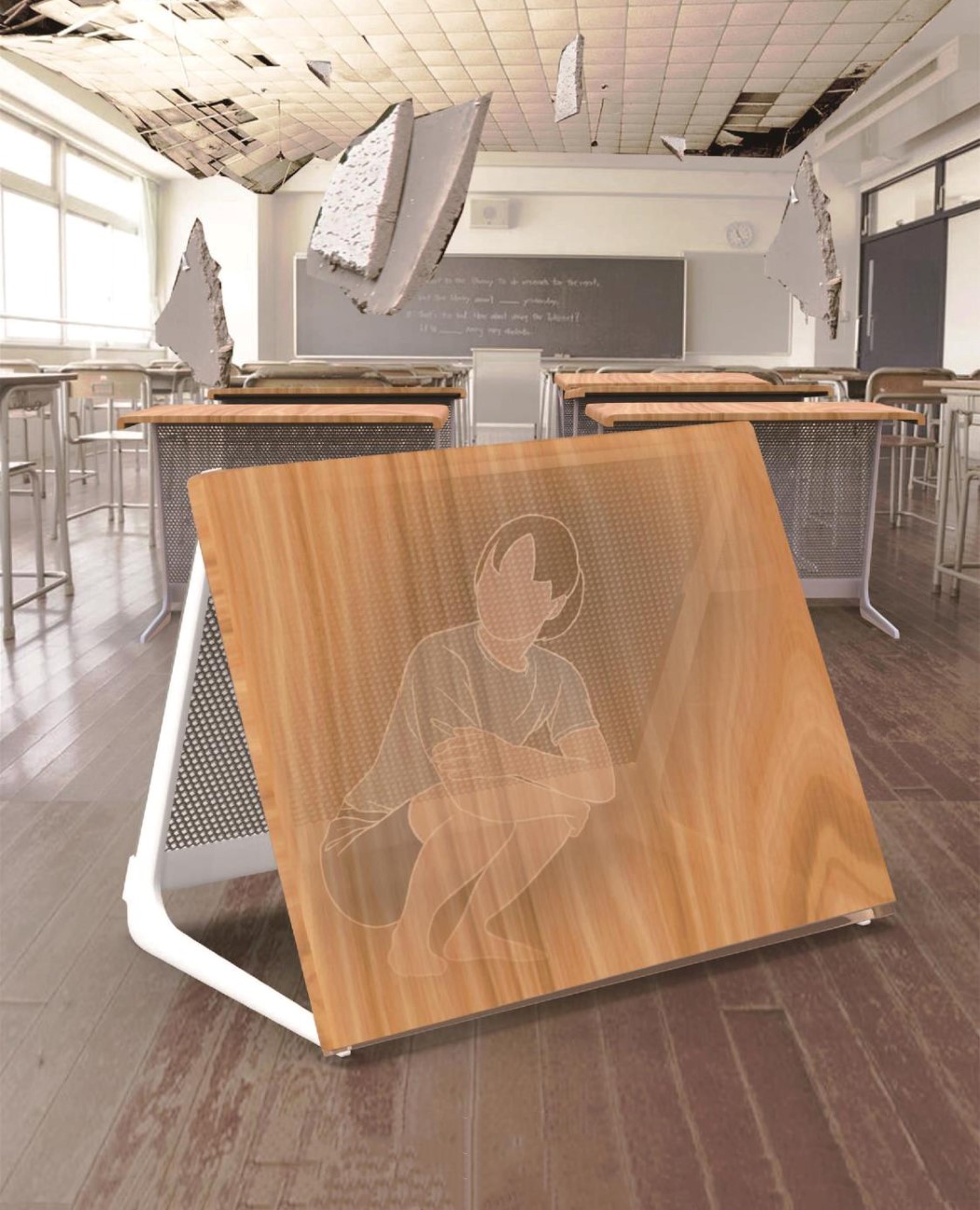 Life Triangle，desk，furniture，product design，