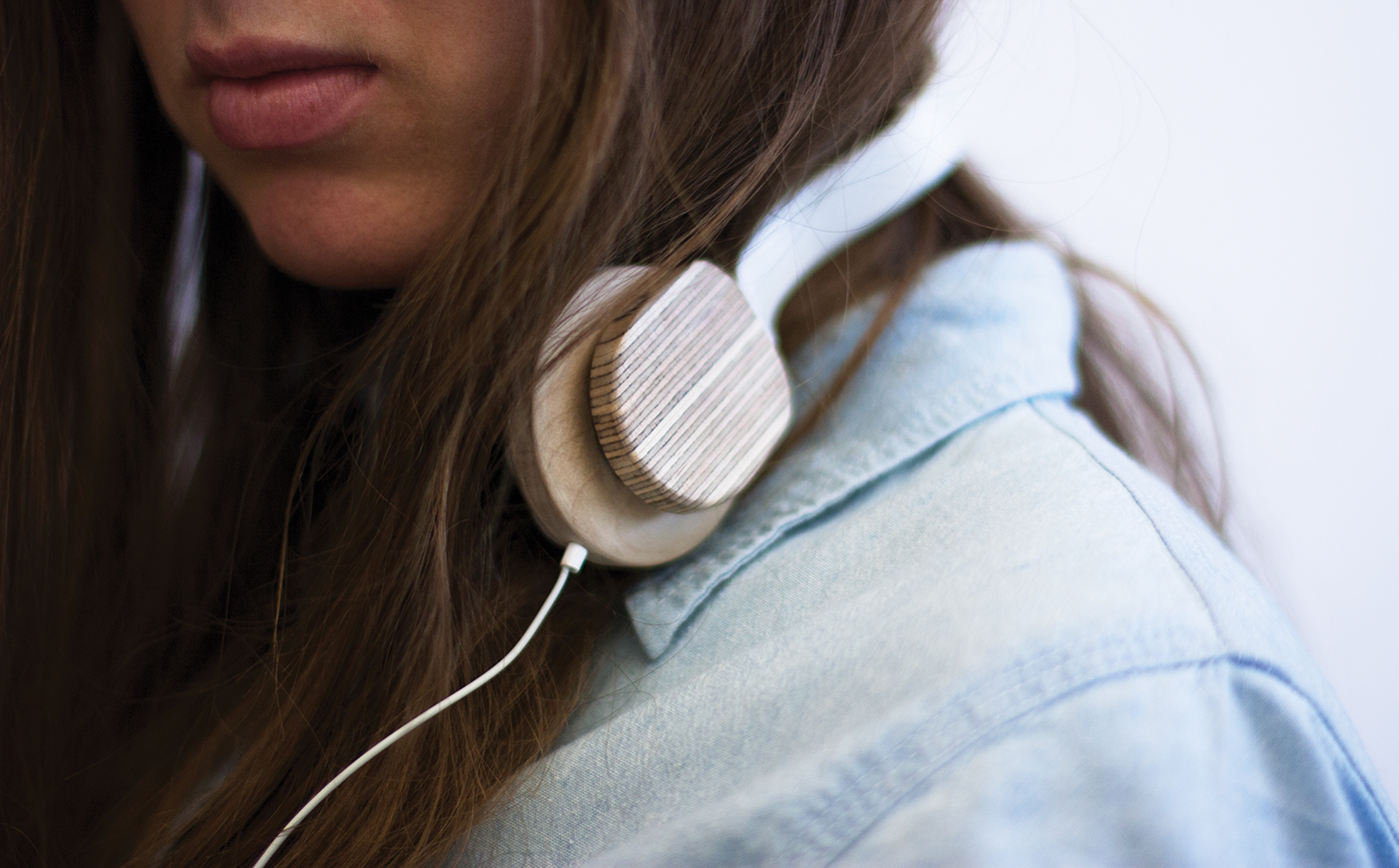 rejected material ，headset，3D printing，Plywood，wood，