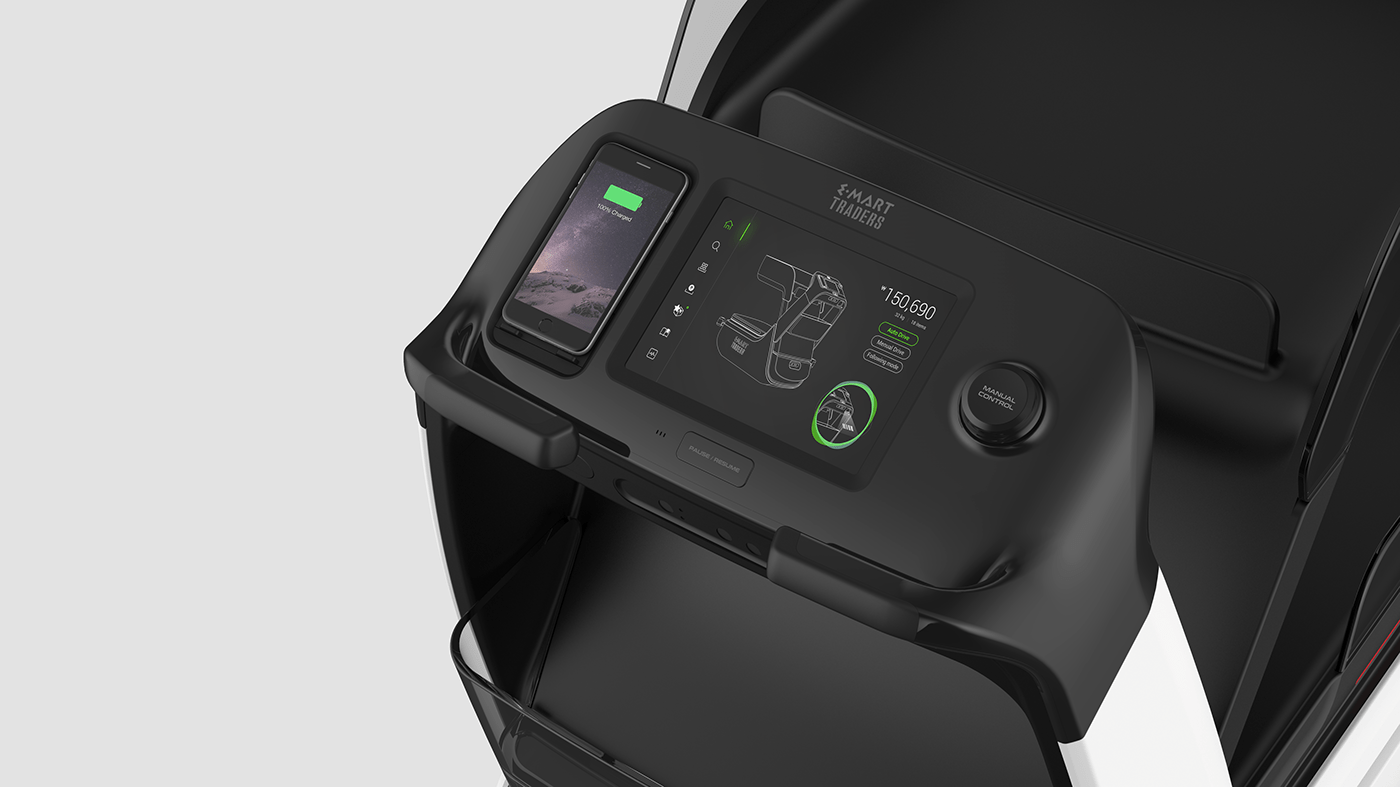 eli，Self driving intelligent shopping cart，s-LAB，intenxiv，