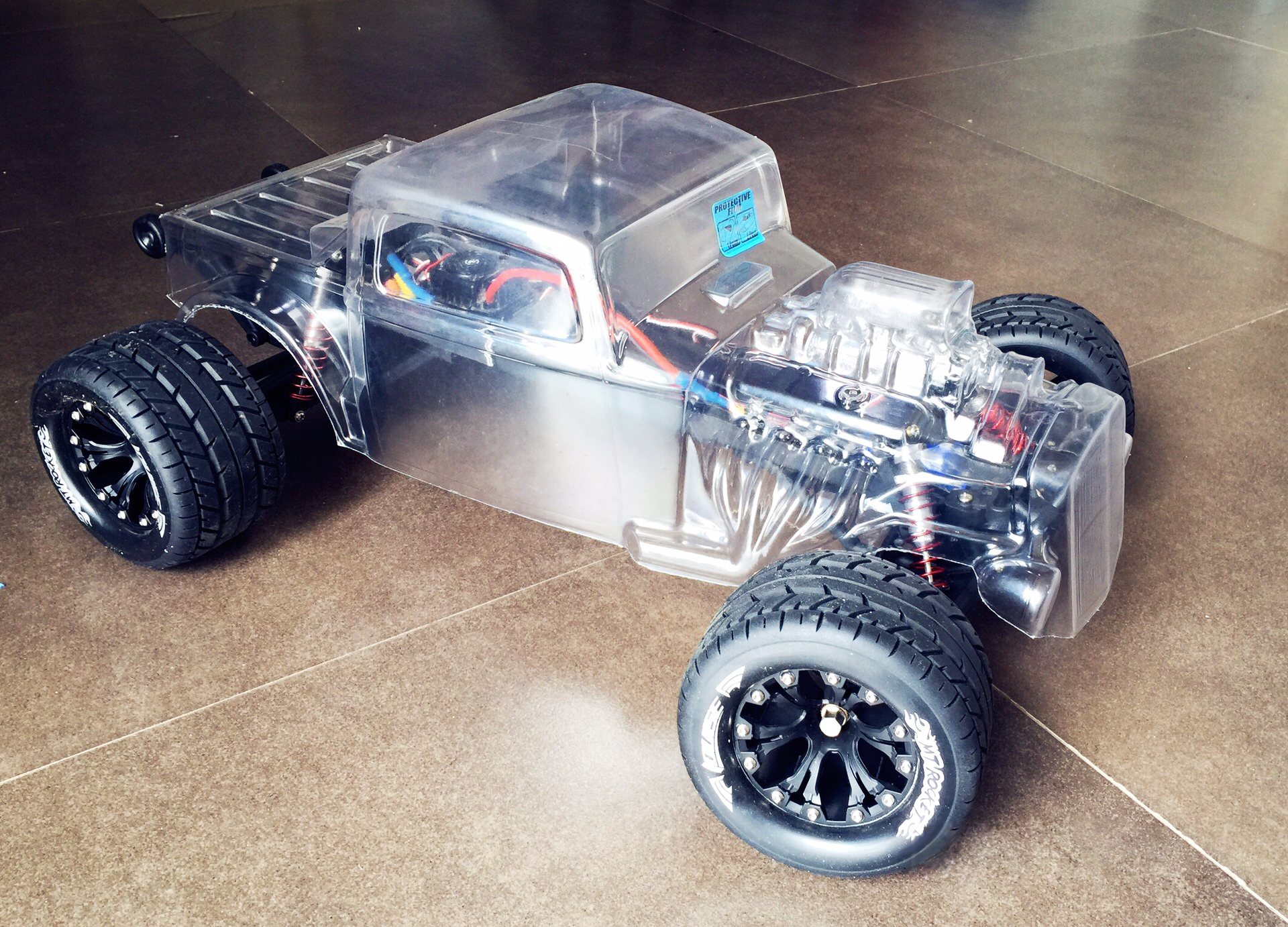 hot rod 老爷车 1/10模型制作