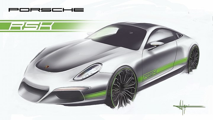 Automobile design，Rendering performance，Porsche，