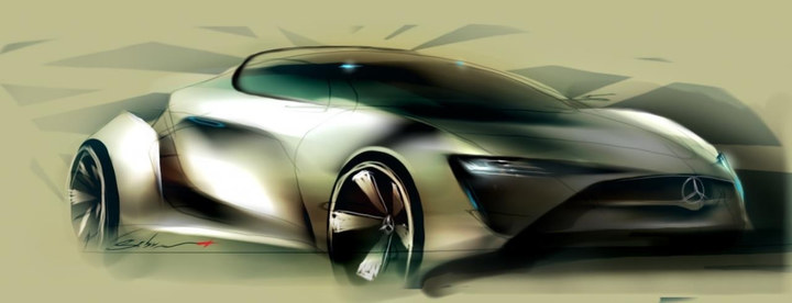 Automobile design，design sketch，