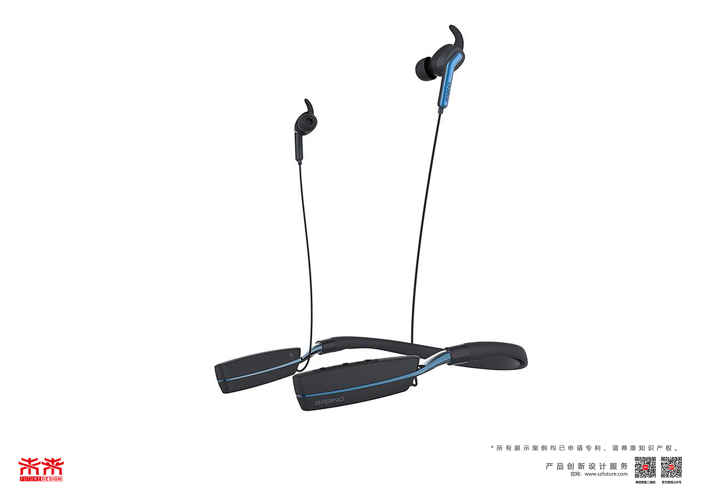 halter ，Bluetooth，headset，Future design，