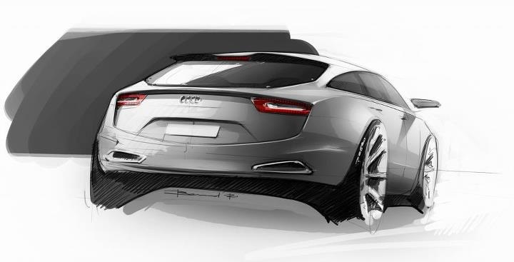 Automobile design，design sketch，