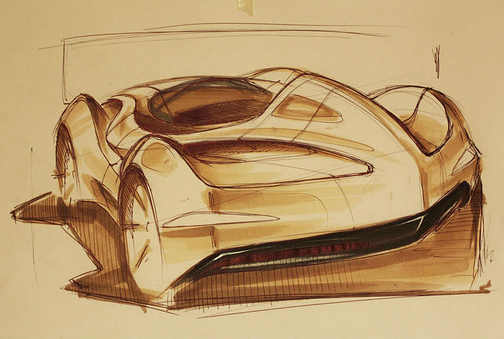 Automobile design，design sketch，