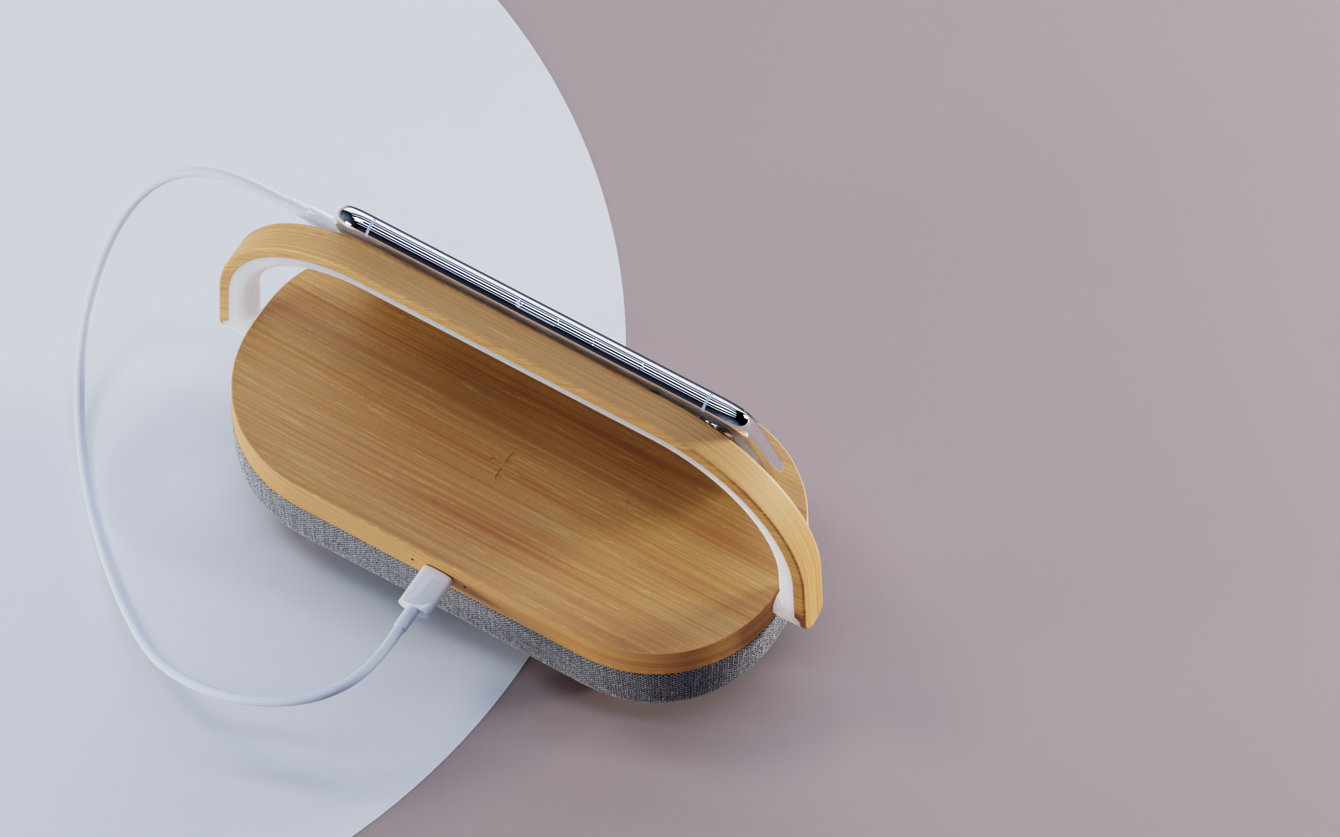 Product rendering，3D rendering，Wireless charging，Bluetooth Speaker ，Music desk lamp，
