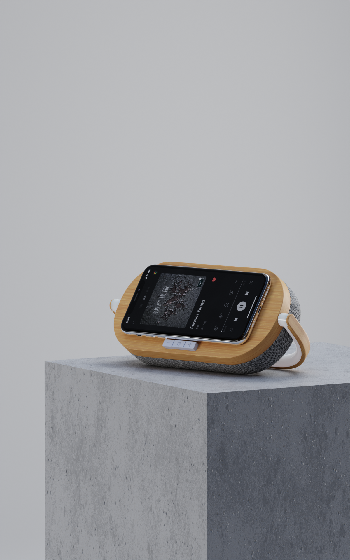 Product rendering，3D rendering，Wireless charging，Bluetooth Speaker ，Music desk lamp，