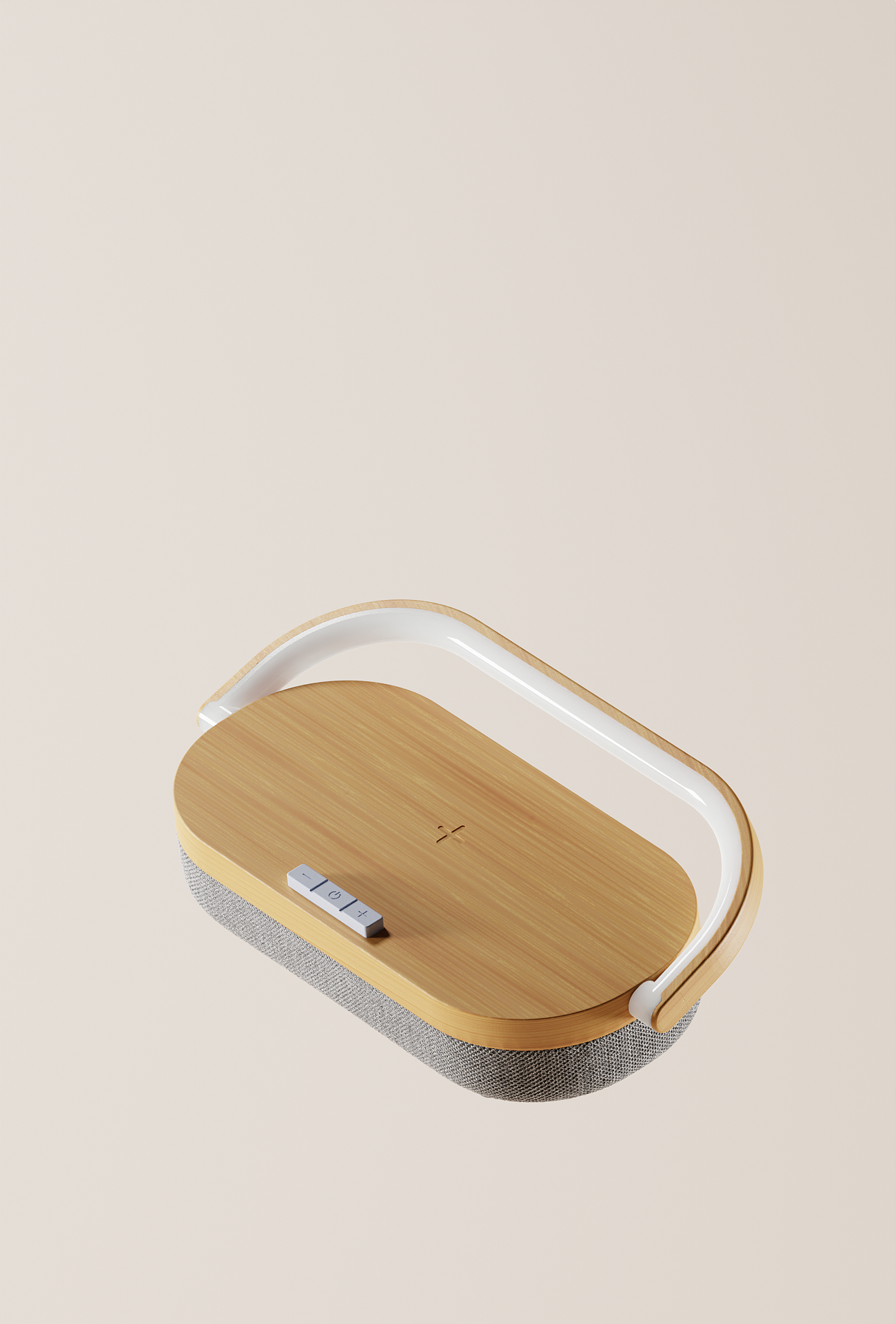 Product rendering，3D rendering，Wireless charging，Bluetooth Speaker ，Music desk lamp，