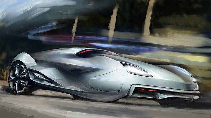 Automobile design，design sketch，
