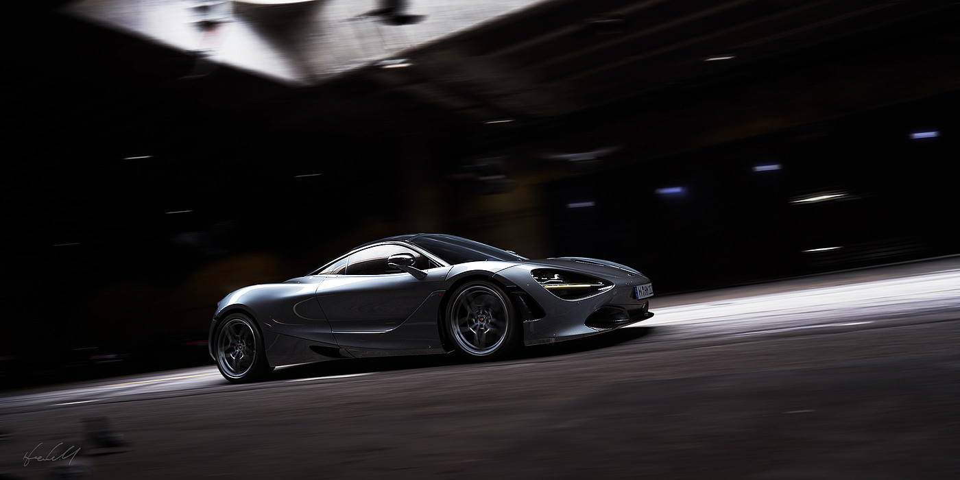 Mclaren，Super run rendering，Vray rendering，