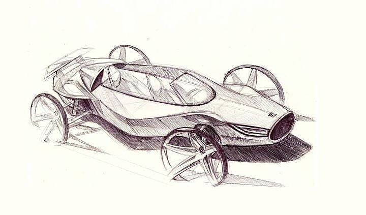 Automobile design，design sketch，