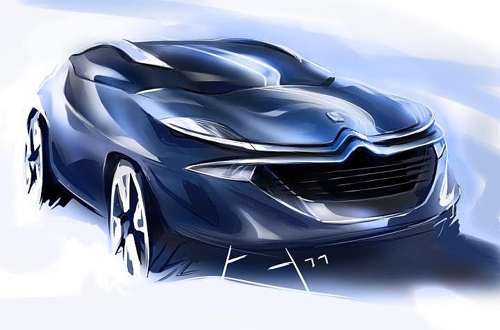 Automobile design，design sketch，