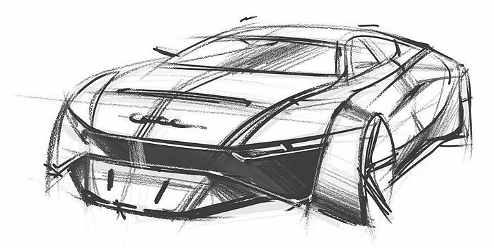 Automobile design，design sketch，