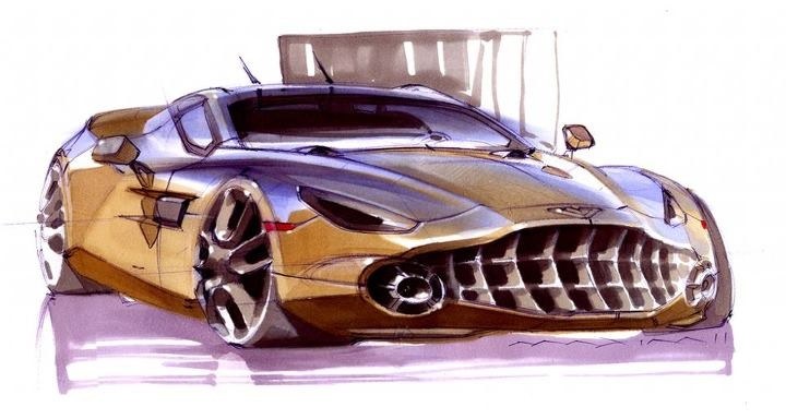 Automobile design，design sketch，
