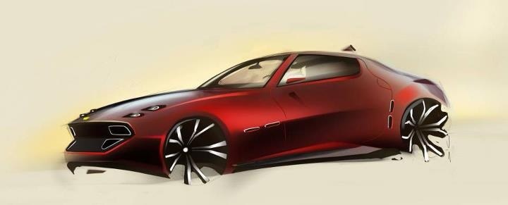 Automobile design，design sketch，