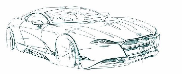 Automobile design，design sketch，