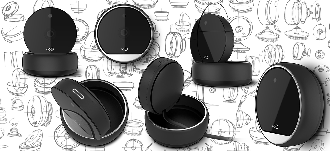 oco2，household，monitor，camera，black，