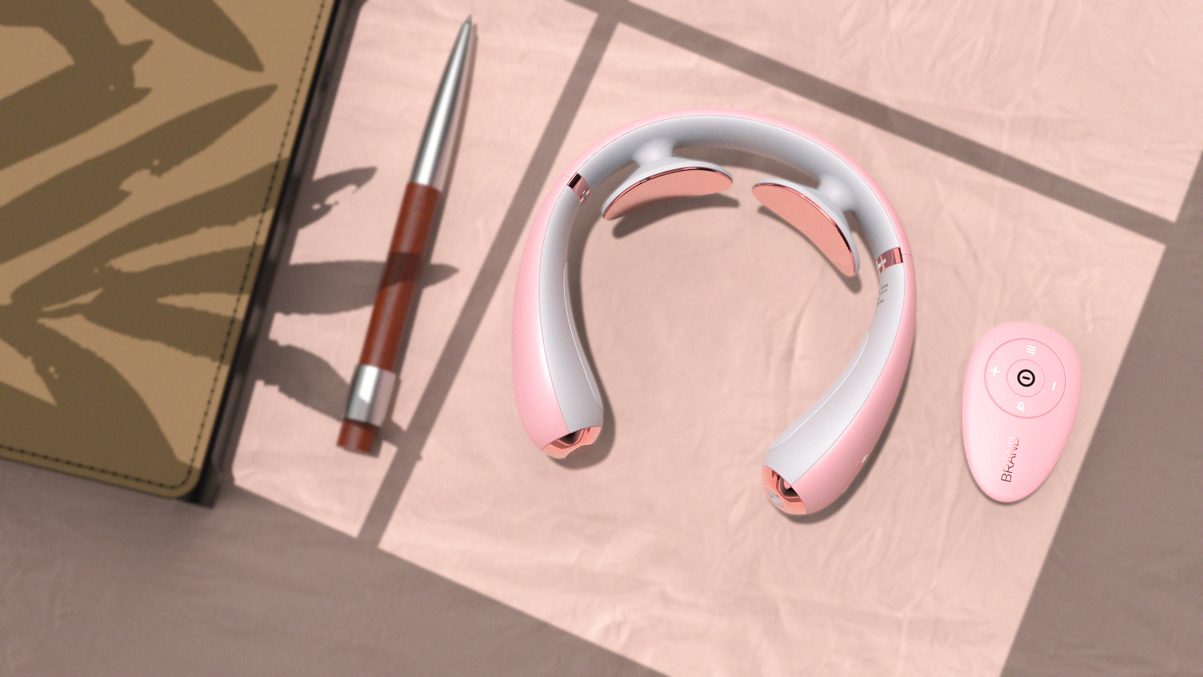 Neck massage instrument，Massage apparatus，Neck care instrument，product design，