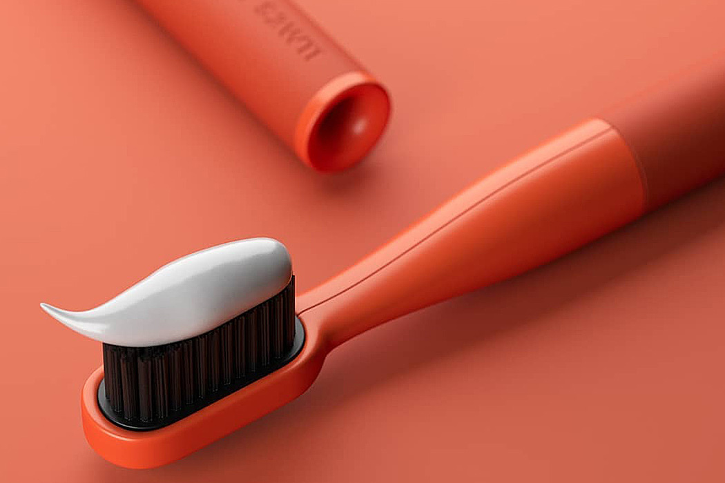 toothbrush，modelling，disassemble，