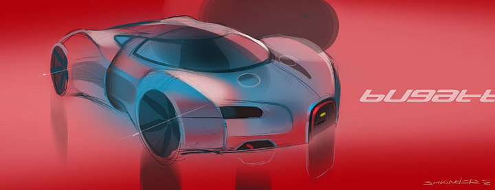 Automobile design，design sketch，
