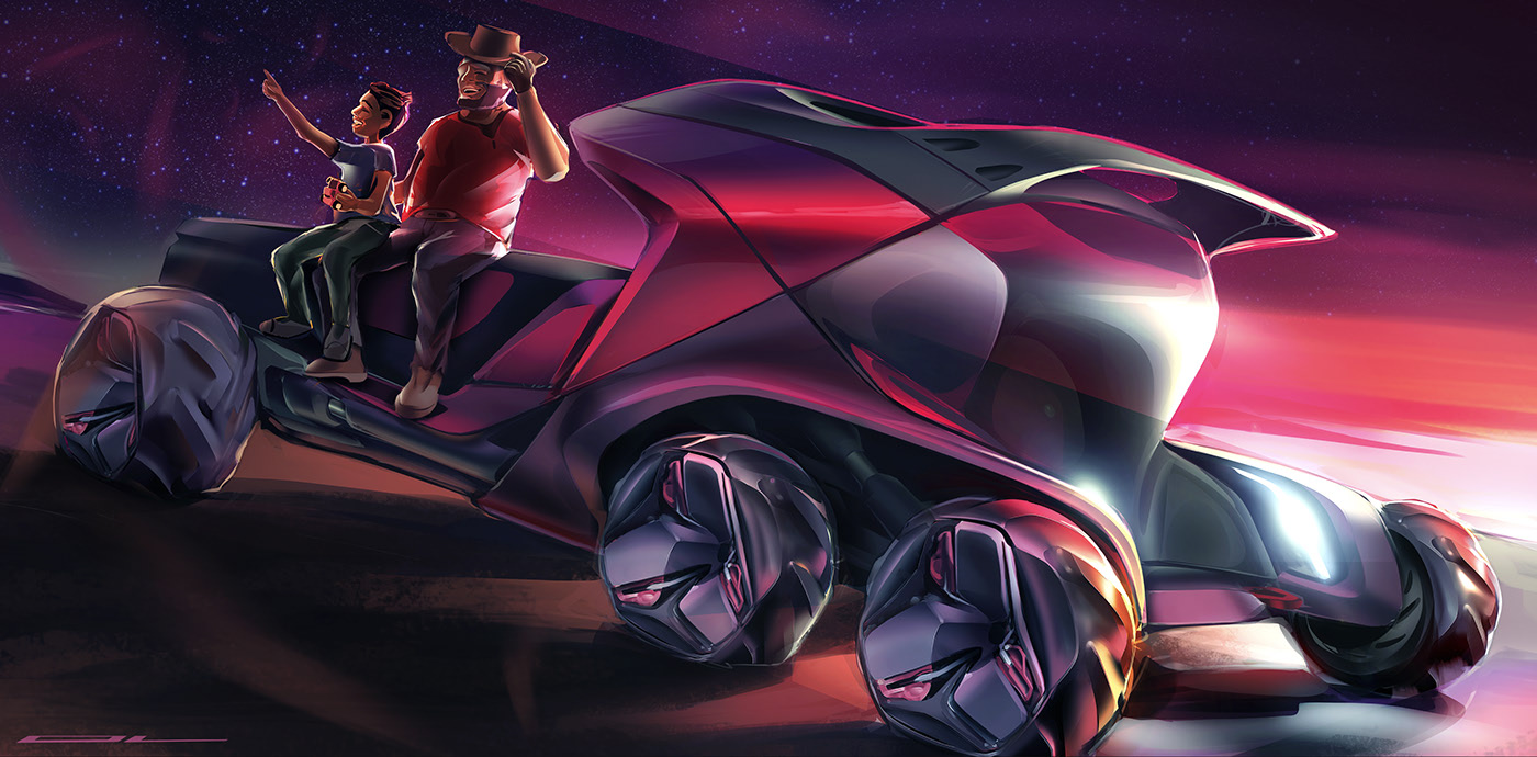 Auto，CALTY，two thousand and eighteen，rural mobility，Automobile design，