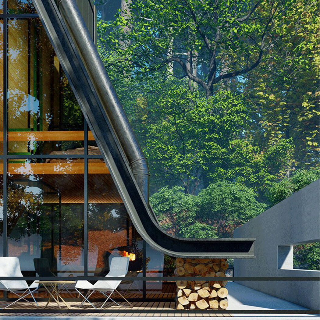 Forest House ，glass house，Immerse in nature，