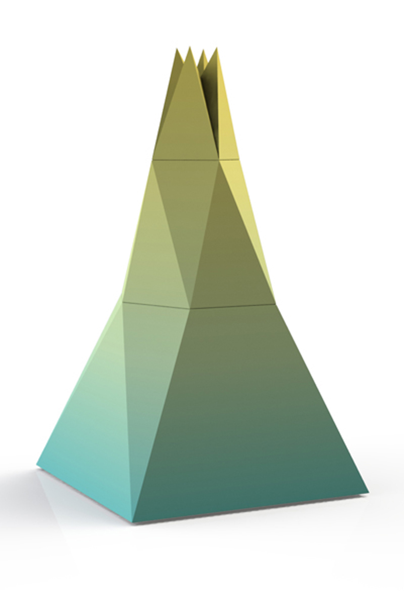 polygon，Candle holder，ceramics，brass，Combination design，originality，