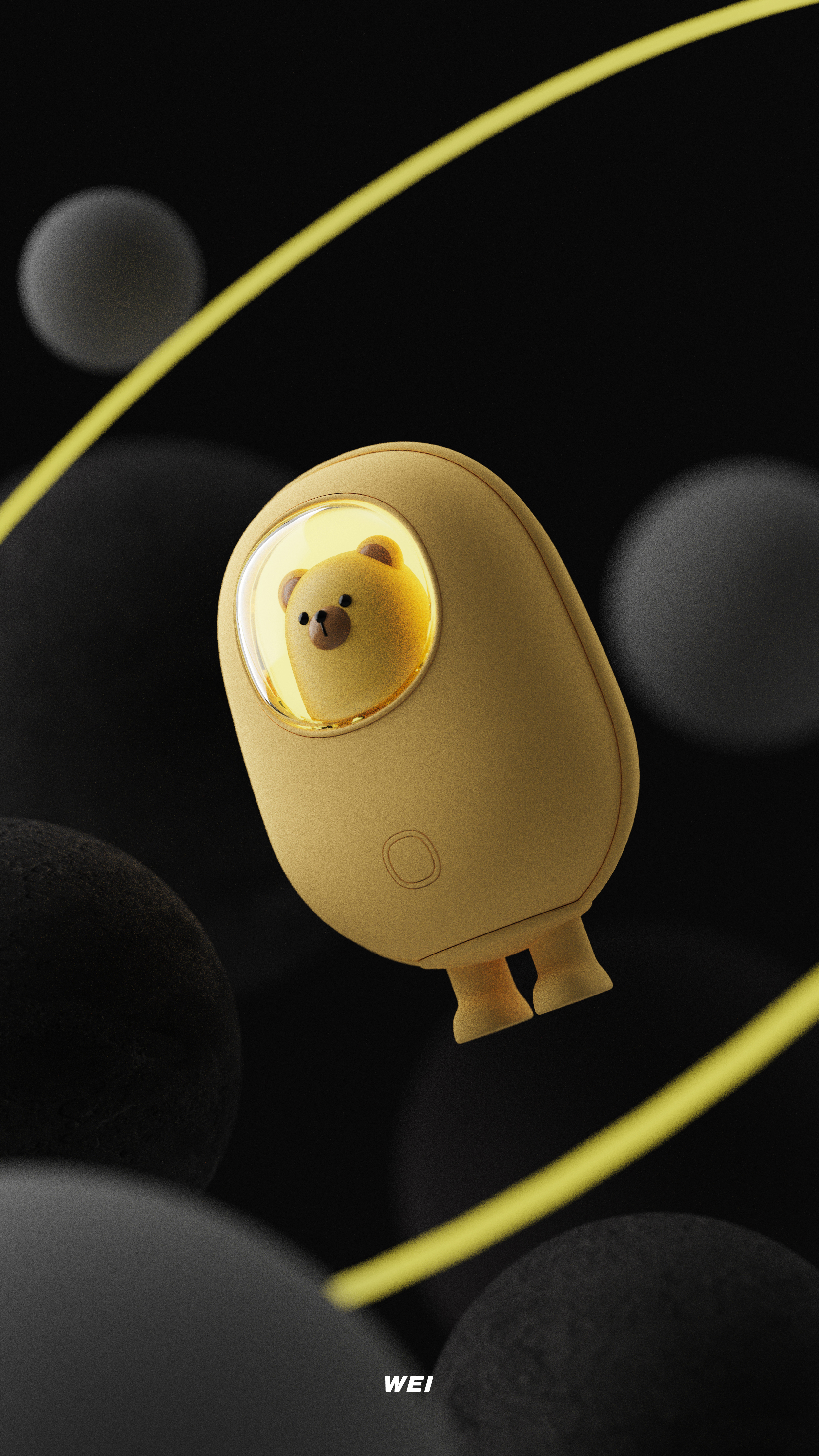 Hand warmer，Tide play，adorable，portable battery，