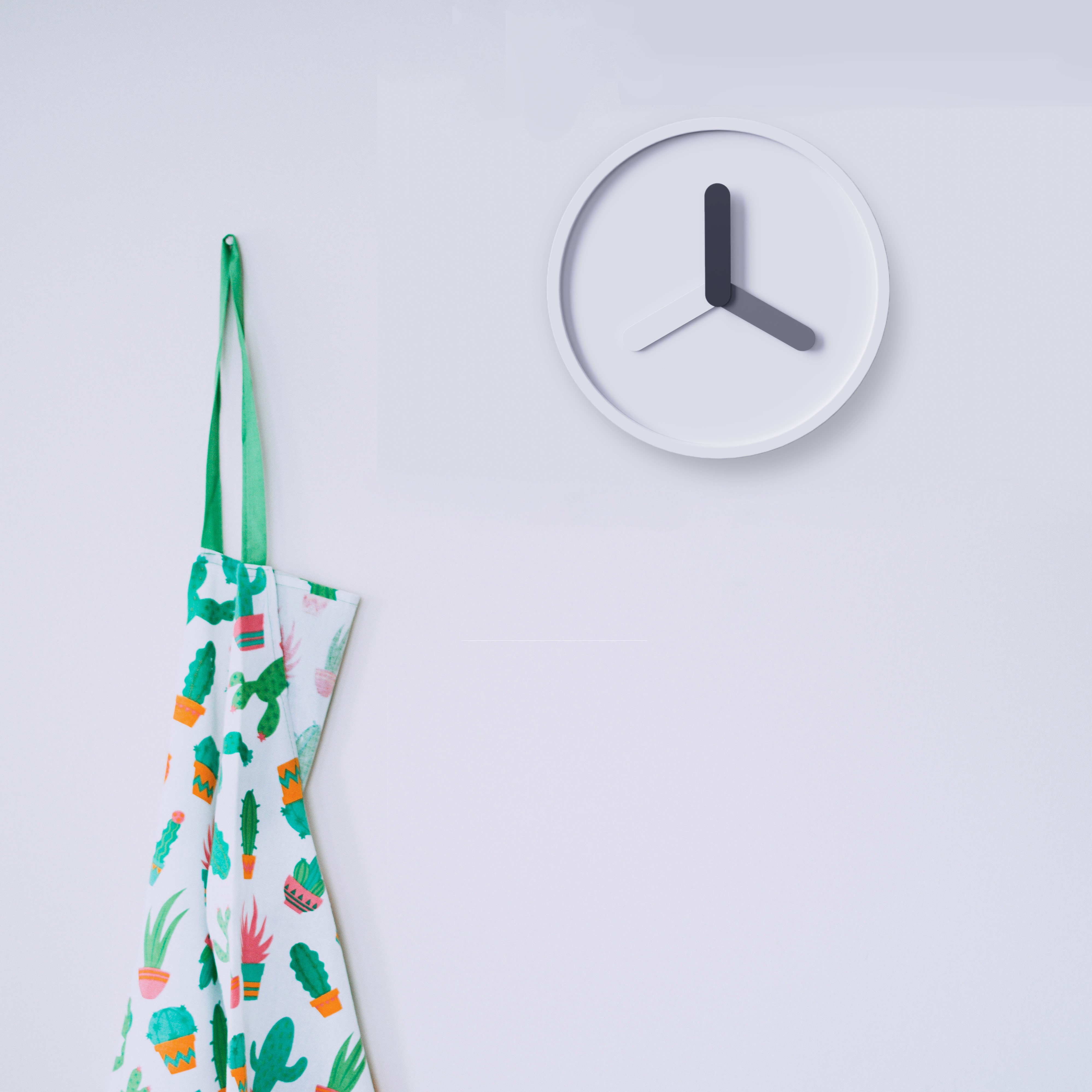 Black gray white，Clock，Gradual change，Unconscious design，Visual hierarchy，