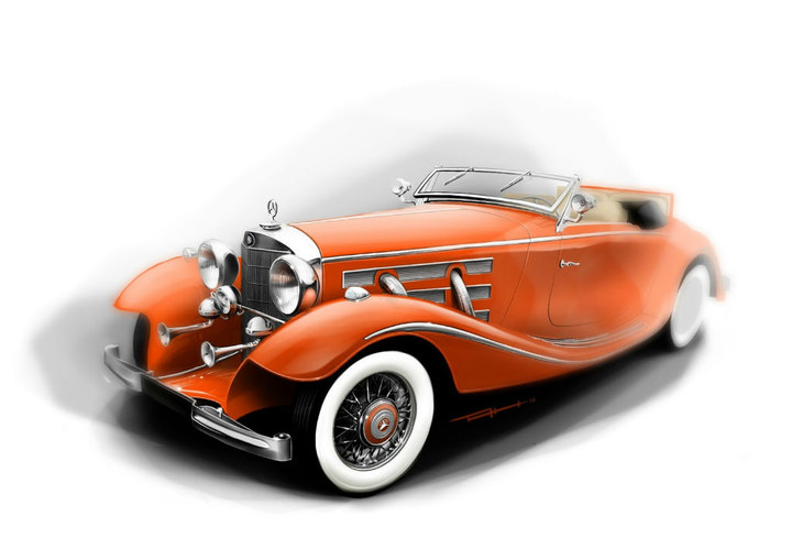 Automobile design，design sketch，