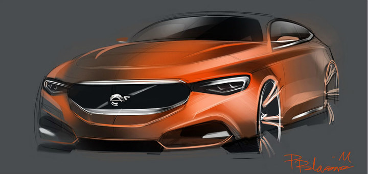 Automobile design，design sketch，