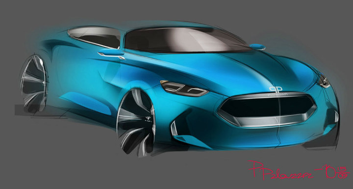 Automobile design，design sketch，