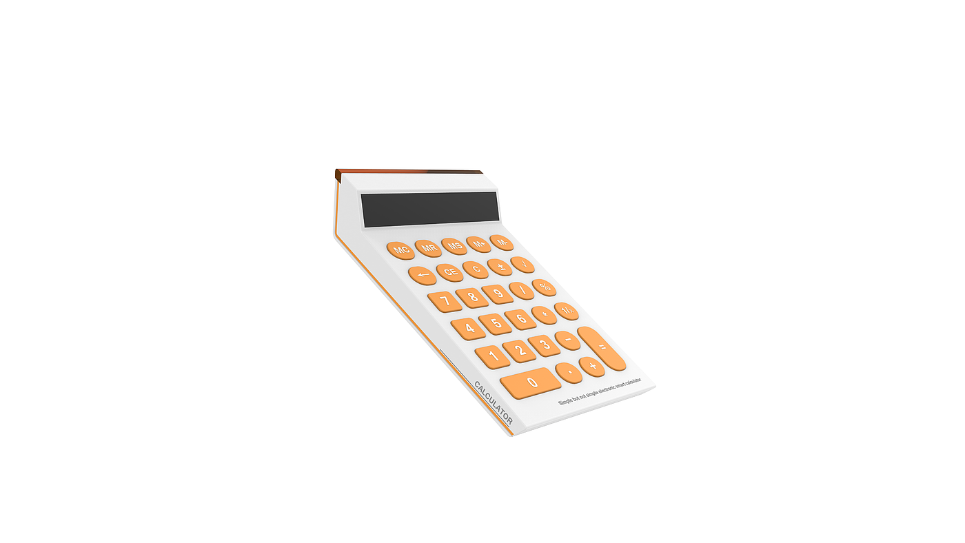 Calculator，Appearance design，product design，Office Supplies，