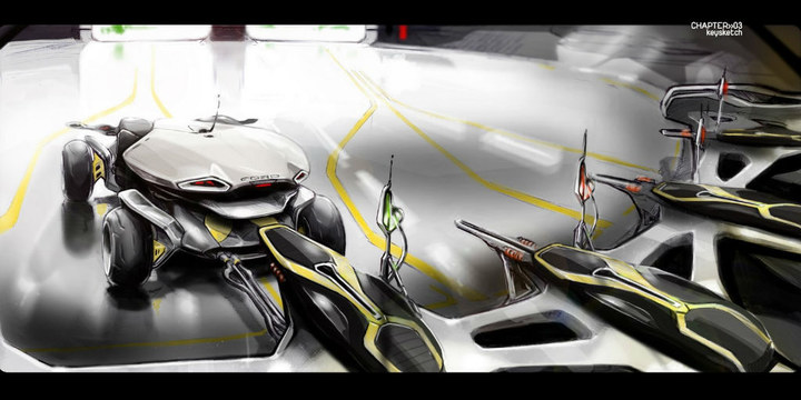 Automobile design，design sketch，