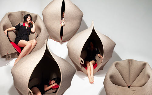 wool，Personal space，"Uterus" shape，Rest chair，