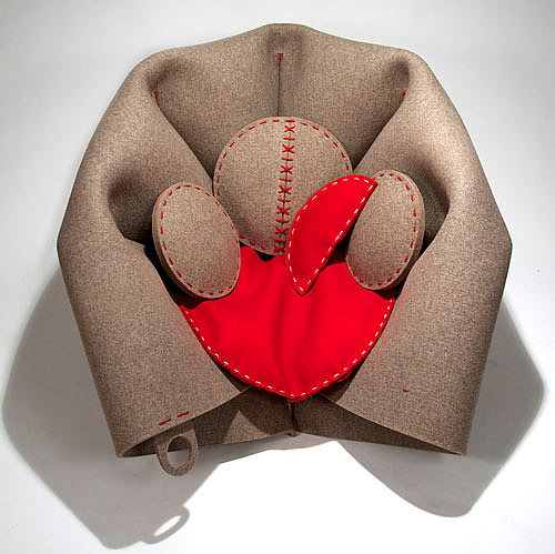 wool，Personal space，"Uterus" shape，Rest chair，