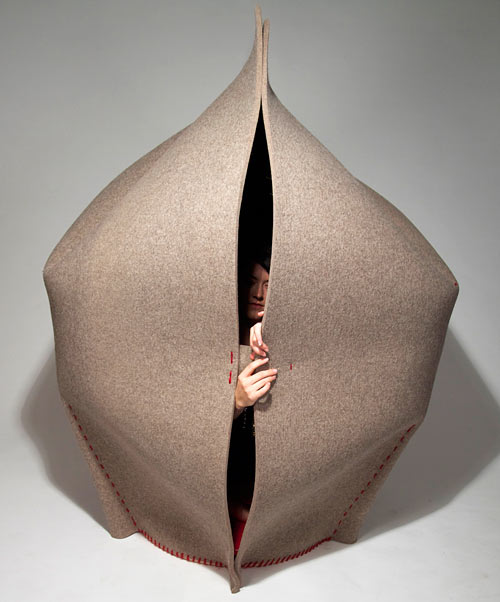 wool，Personal space，"Uterus" shape，Rest chair，