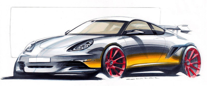 Automobile design，design sketch，