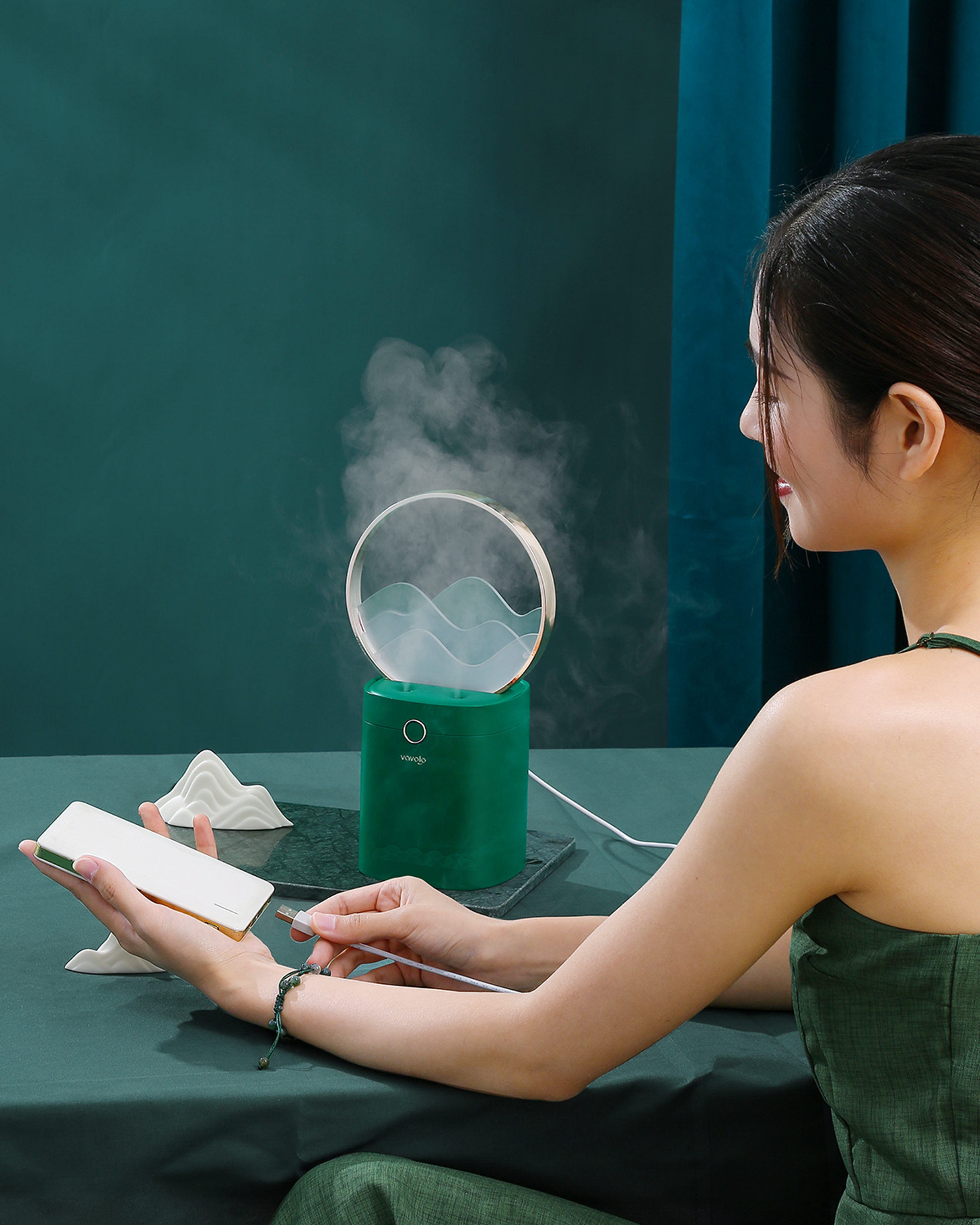 National style，artistic conception，Retro，Humidifier，